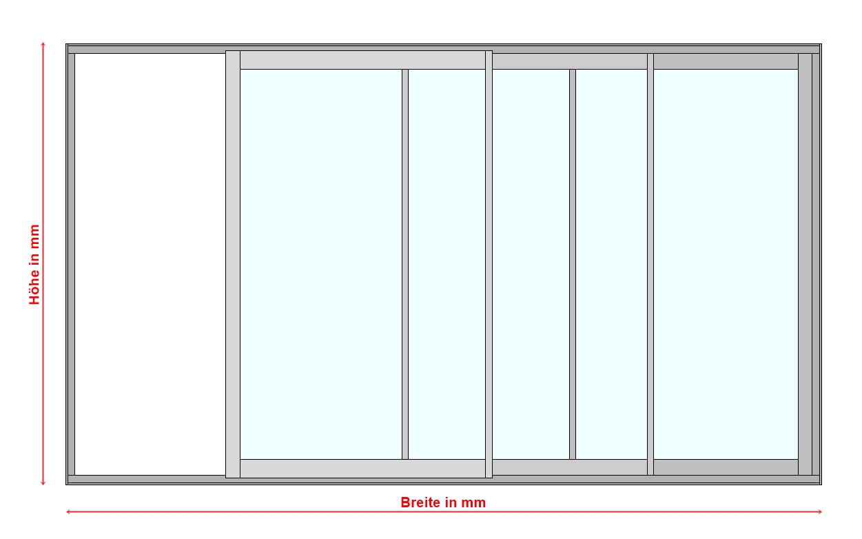 RSA20 - isolierverglaste Glasschiebewand