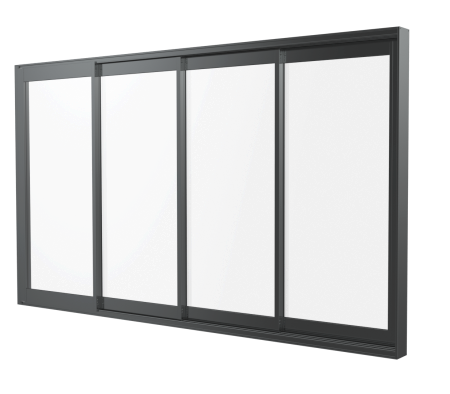 RSA20 - isolierverglaste Glasschiebewand