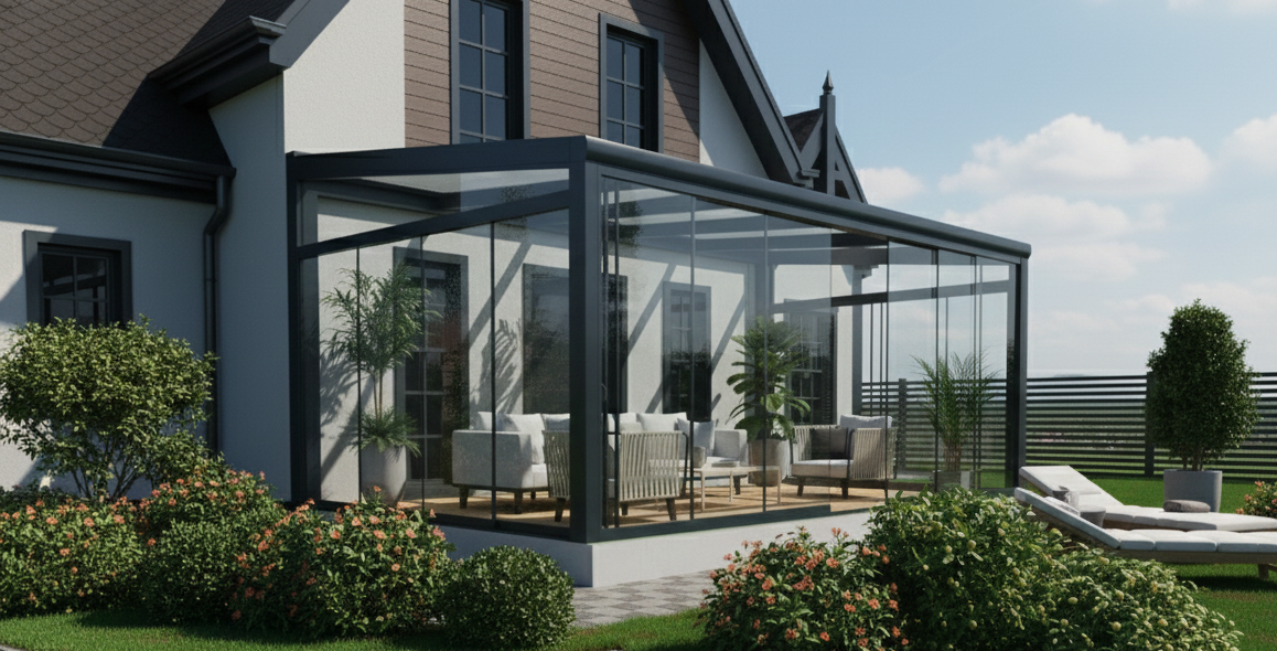 GSW10 ClearLine - Glasschiebewand mit 10mm Sicherheitsglas