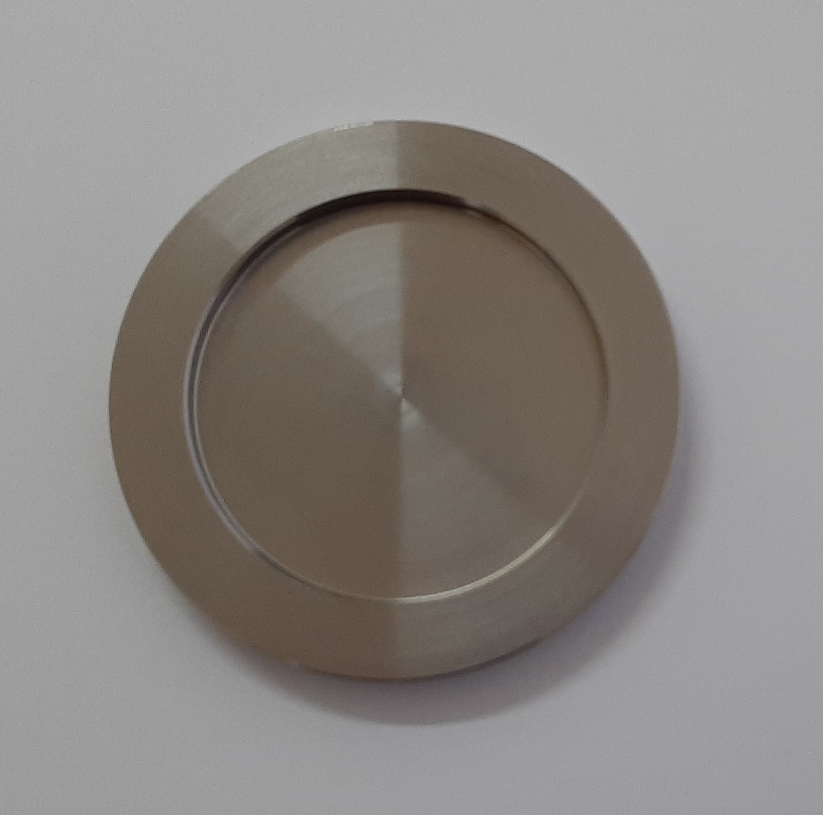 Edelstahl Griffmuschel 60mm für Glasschiebewand