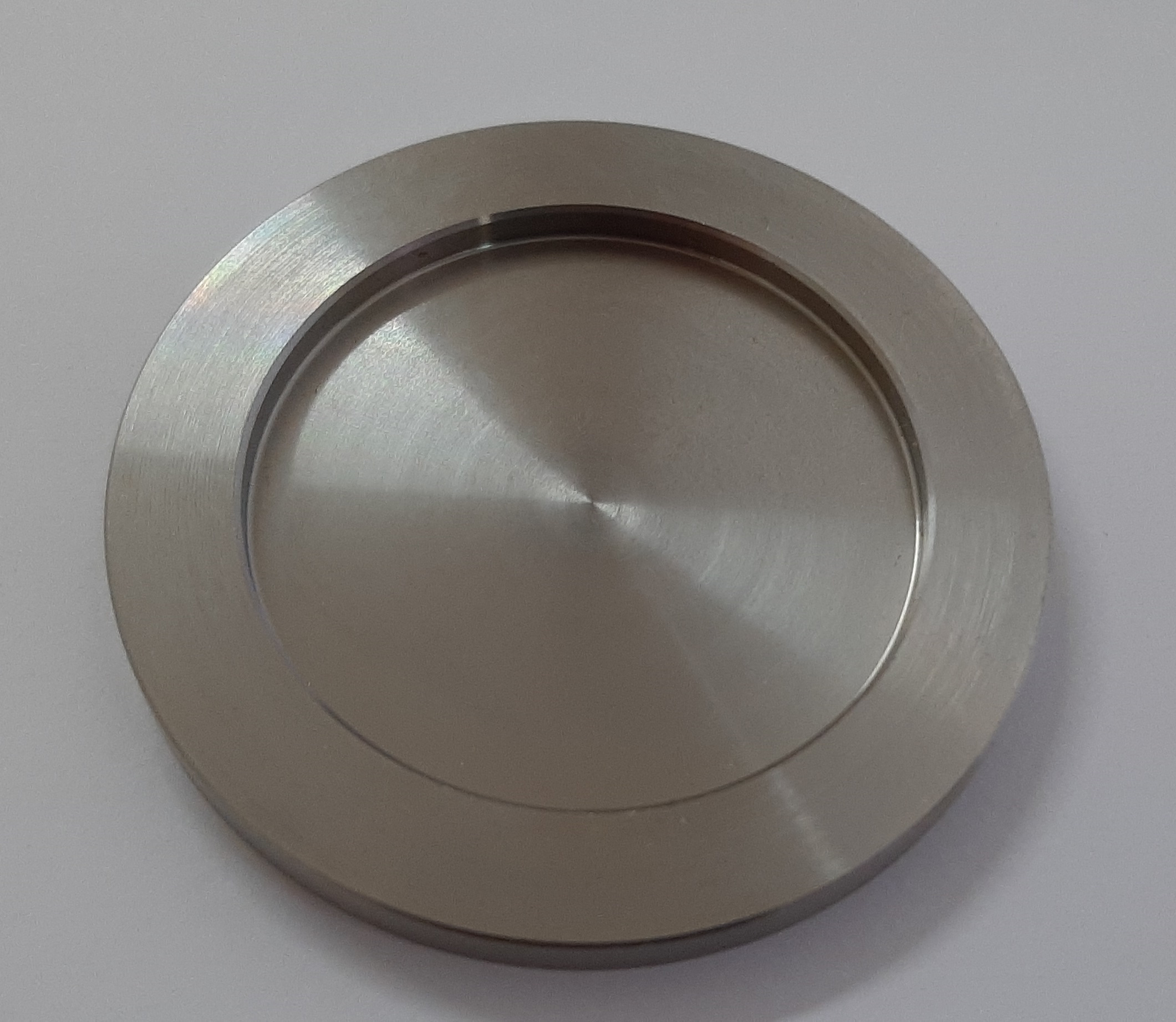 Edelstahl Griffmuschel 60mm für Glasschiebewand Edelstahl Griffmuschel 60mm für Glasschiebewand